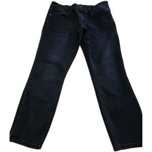 Max Jeans Skimmer Women's Size 14 Dark Wash Zip Ankle